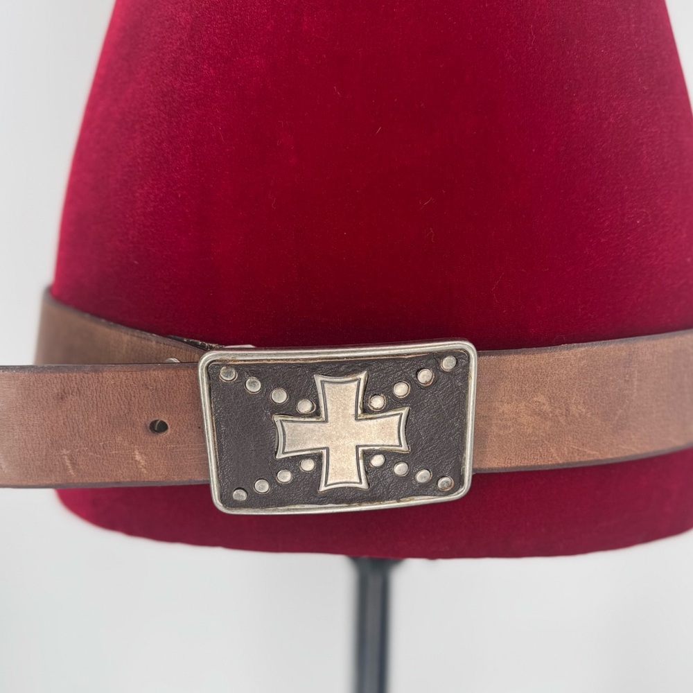 🌵 Western Boho Cross Buckle Belt 🤎